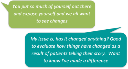 Patient Stories - Suggested Improvements