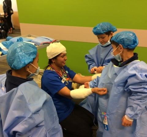 Henderson North School Visit to Waitemata DHB